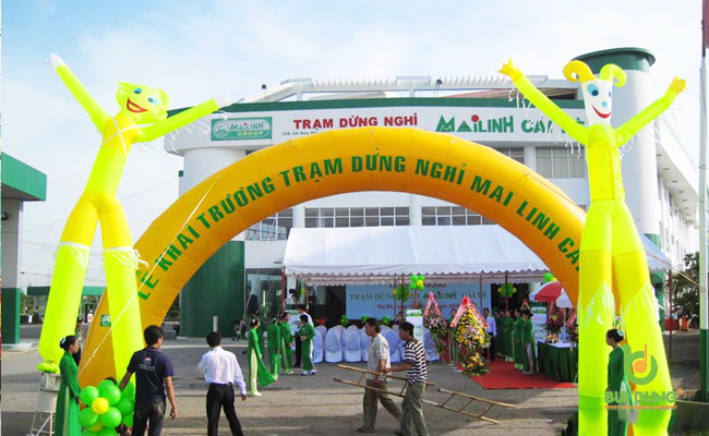 cho thuê rối hơi, cổng hơi