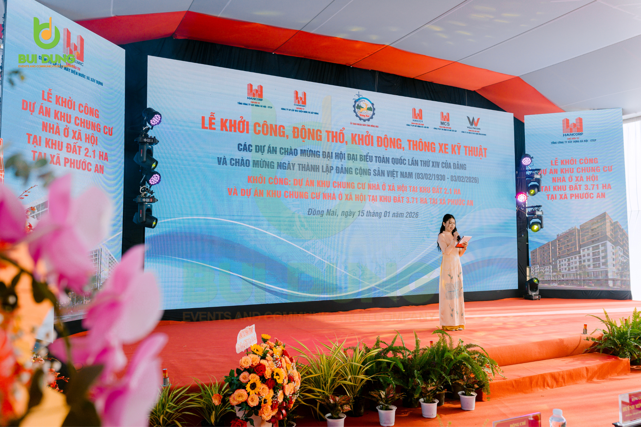 Lễ khởi công dự án chung cư nhà ở xã hội Phước An 