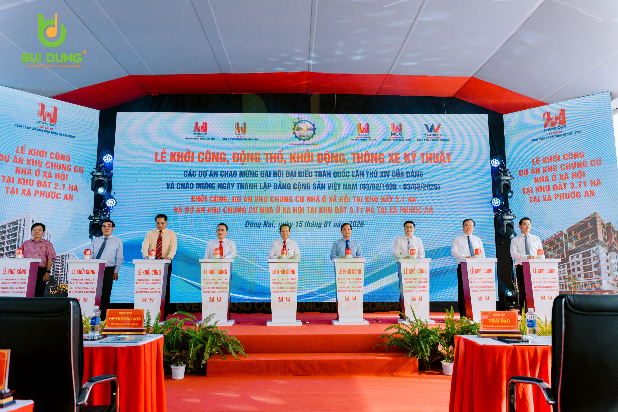 Lễ khởi công dự án chung cư nhà ở xã hội Phước An 