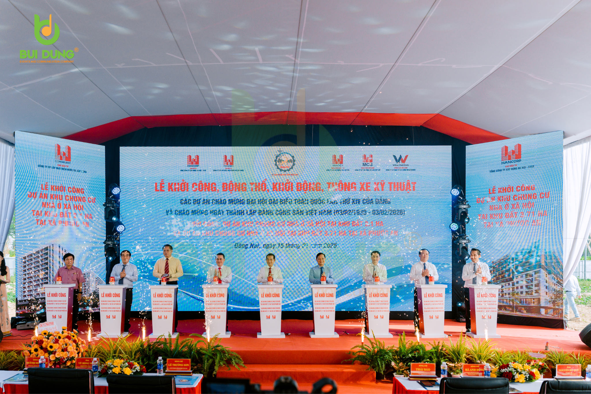 Lễ khởi công dự án chung cư nhà ở xã hội Phước An 